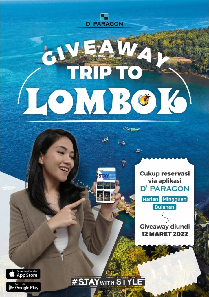 Promo Dparagon Januari 2022 trip to lombok
