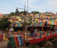 Destinasi Kampung Warna Warni Bagai Pelangi Hadir Di Kota Malang
